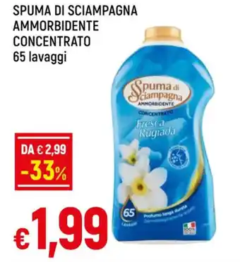 Famila SPUMA DI SCIAMPAGNA AMMORBIDENTE CONCENTRATO 65 lavaggi offerta