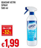 Famila QUASAR VETRI SPRAY 580 ml offerta