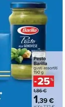 Carrefour Barilla Pesto offerta