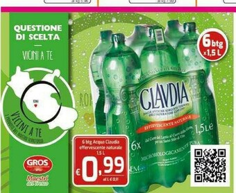 Gros Clavdia Acqua offerta