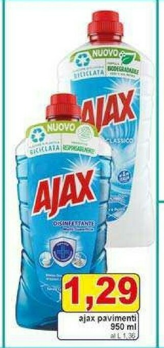 Gros Ajax Pulizia pavimenti offerta