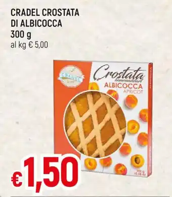 Famila CRADEL CROSTATA DI ALBICOCCA 300 g offerta