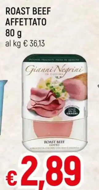 Famila ROAST BEEF AFFETTATO 80 g offerta