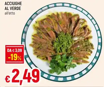 Famila ACCIUGHE AL VERDE all'etto offerta