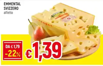 Famila EMMENTAL SVIZZERO all'etto offerta