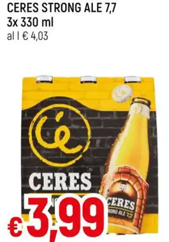 Famila CERES STRONG ALE 7,7 3x 330 ml offerta