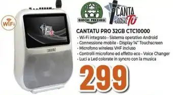 Expert CANTATU PRO 32GB CTC10000 offerta