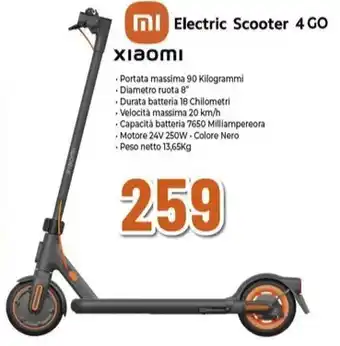 Expert xiaomi Electric Scooter 4 GO offerta