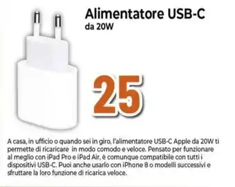 Expert Alimentatore USB-C da 20W offerta
