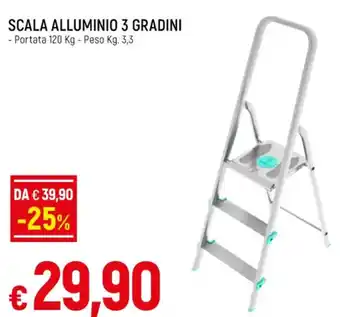 Famila SCALA ALLUMINIO 3 GRADINI offerta