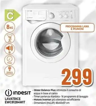 Expert INDESIT LAVATRICE EWC81284WIT offerta
