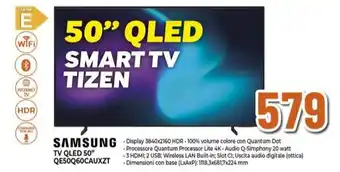Expert SAMSUNG TV QLED 50" QE50Q60CAUXZT offerta