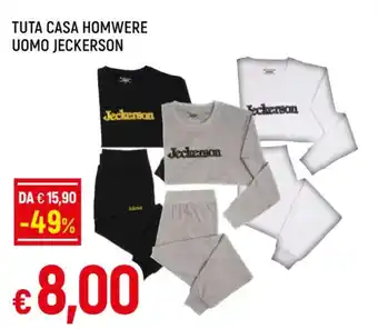 Famila TUTA CASA HOMWERE UOMO JECKERSON offerta