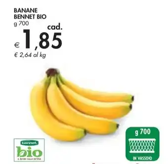 Bennet BANANE BENNET BIO g 700 offerta