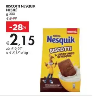 Bennet BISCOTTI NESQUIK NESTLÉ offerta
