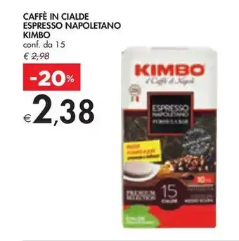 Bennet CAFFÈ IN CIALDE ESPRESSO NAPOLETANO KIMBO conf. da 15 offerta