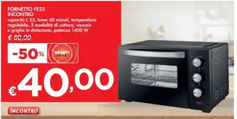 Bennet FORNETTO FE23 INCONTRO offerta