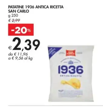 Bennet PATATINE 1936 ANTICA RICETTA SAN CARLO offerta