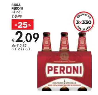Bennet BIRRA PERONI ml 990 offerta