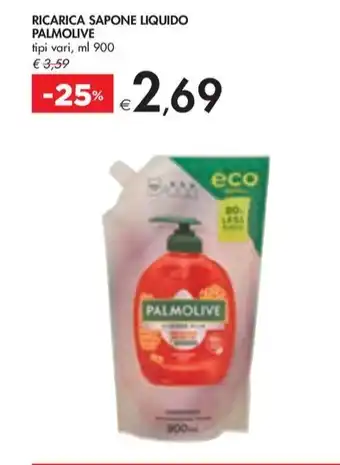 Bennet RICARICA SAPONE LIQUIDO PALMOLIVE tipi vari, ml 900 offerta