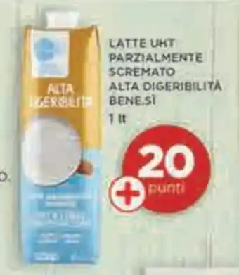 Coop LATTE UHT PARZIALMENTE SCREMATO ALTA DIGERIBILITÀ BENE.Sİ 1 lt offerta