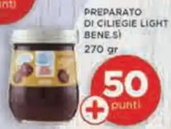 Coop PREPARATO DI CILIEGIE LIGHT BENE SI 270 gr offerta