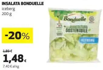 Coop INSALATA BONDUELLE iceberg 200 g offerta