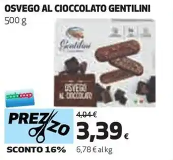 Coop OSVEGO AL CIOCCOLATO GENTILINI 500 g offerta