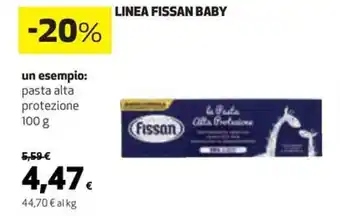 Coop LINEA FISSAN BABY pasta alta protezione 100 g offerta