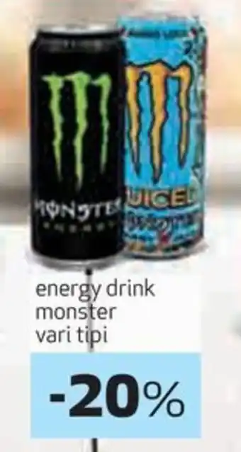 Coop energy drink monster vari tipi offerta
