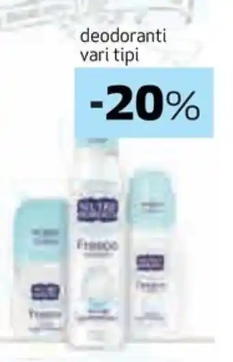 Coop NEUTRO ROBERTS deodoranti vari tipi offerta