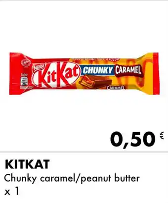 KITKAT Chunky caramel/peanut butter x 1
