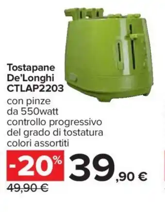 Tostapane De'Longhi CTLAP2203