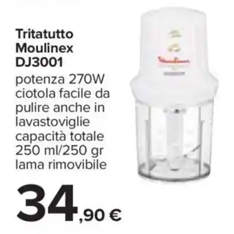 Carrefour Tritatutto Moulinex DJ3001 offerta