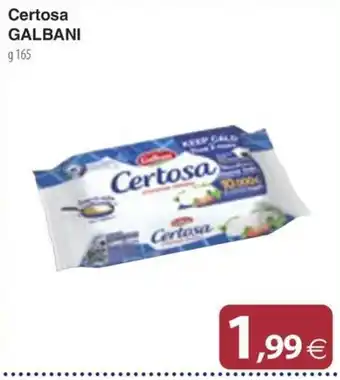Docks Cash&Carry Certosa GALBANI g 165 offerta