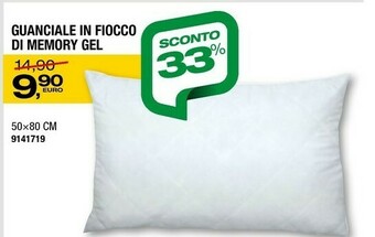 Bricofer Guanciale In Fiocco Di Memory Gel offerta