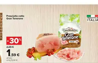 Carrefour Casa Modena Prosciutto cotto offerta