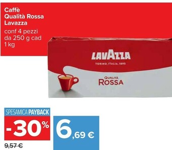 Carrefour Lavazza Caffe Qualita Rossa offerta
