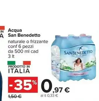 Carrefour San Benedetto Acqua offerta