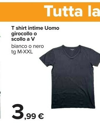 Carrefour T-shirt uomo offerta