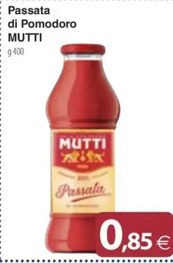 Docks Cash&Carry Passata di Pomodoro MUTTI g 400 offerta