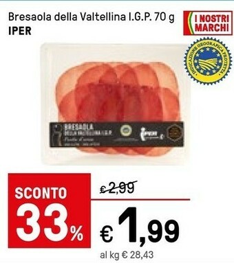 Iper La Grande Valtellina Bresaola offerta