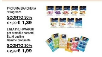 Profuma Biancheria 9 Fragranze