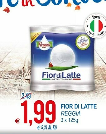 MD Discount Reggia Fior Di Latte 125 G(ml) offerta