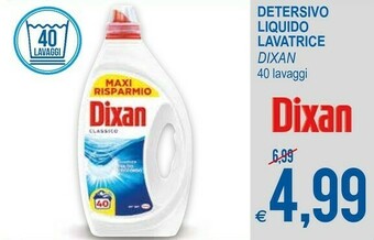 MD Discount Dixan Detersivo Liquido Lavatrice offerta