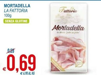 MD Discount La Fattoria Mortadella 100 G(ml) offerta