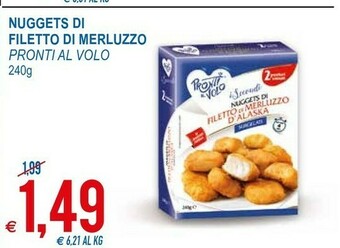 Pronti al volo Nuggets Di Filetto Di Merluzzo