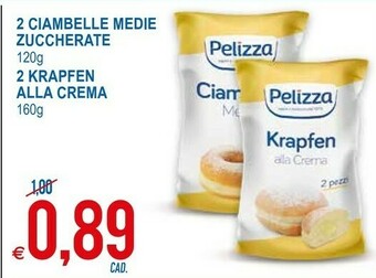 MD Discount Pelizza 2 Ciambelle Medie Zuccherate offerta