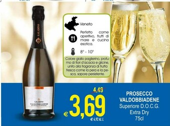 MD Discount Galadino Prosecco Valdobbiadene offerta