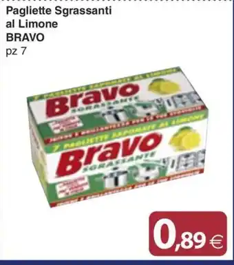 Docks Cash&Carry Pagliette Sgrassanti al Limone BRAVO pz 7 offerta